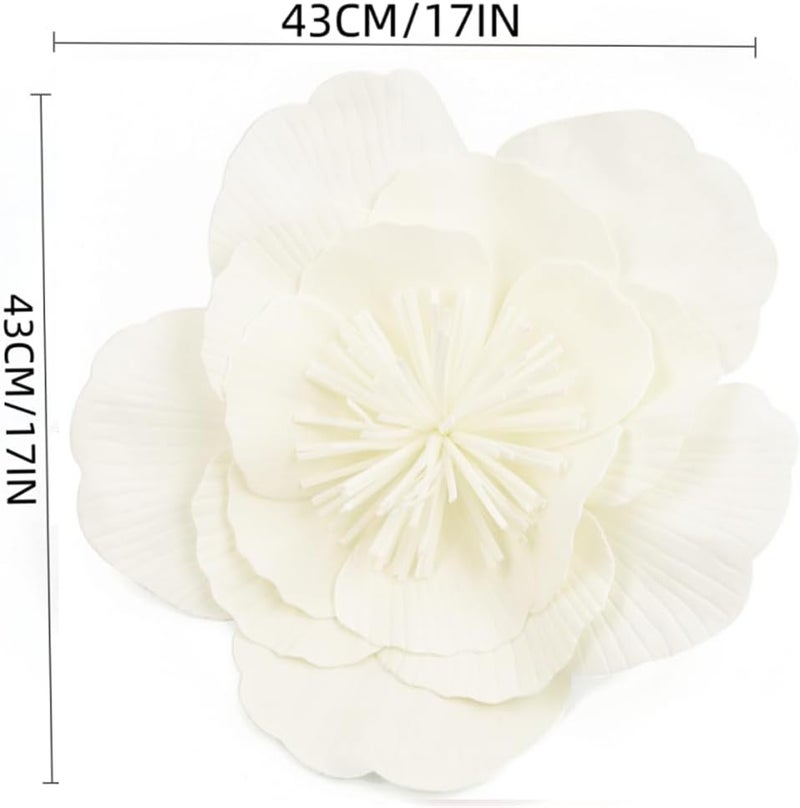LDFWAY Large Flower Fascinators for Girls Women Tea Party Cocktail Headwear Derby Hats with Headband and Clip for Wedding - Image 3